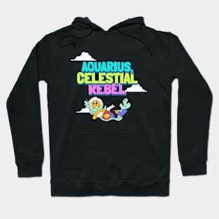 Aquarius - Celestial Rebel Hoodie